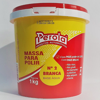 Massa de Polir nº2 Extra Forte 1kg Lincoln