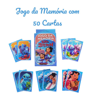 Kit 10 Jogos Uno Com 108 Cartas Para Jogar / Jogo Da Memória - Barbie/ Lilo  & Stitch - Promoção Especial