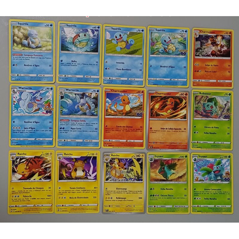 Carta Pokémon - Squirtle 15/78 - Pokémon Go - Copag Escala Miniaturas by  Mão na Roda 4x4