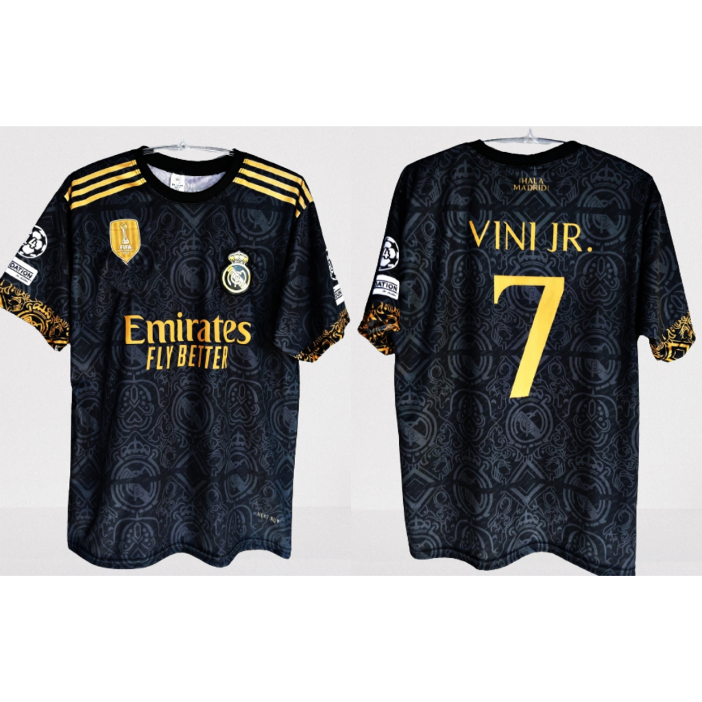 2324 Real Madrid Home Football Shirt 7 Vinicius Junior 