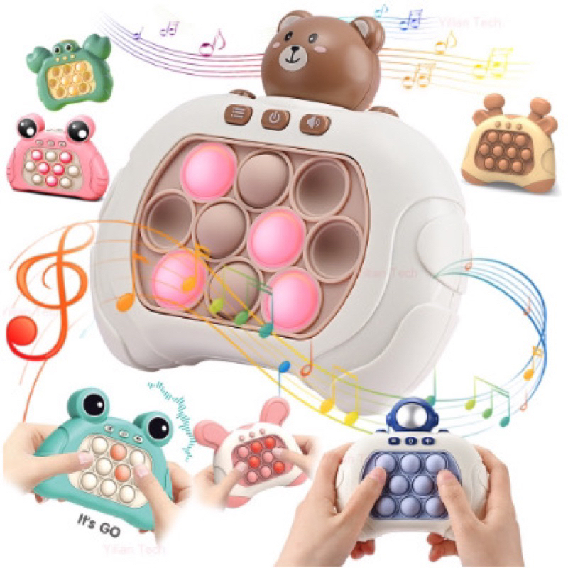 Compre Jogo de bolhas de pressão rápida, brinquedos sensoriais para console  de jogos, brinquedos engraçados Whac-A-Mole, brinquedo de apertar para  alívio de estresse e ansiedade para adultos e crianças