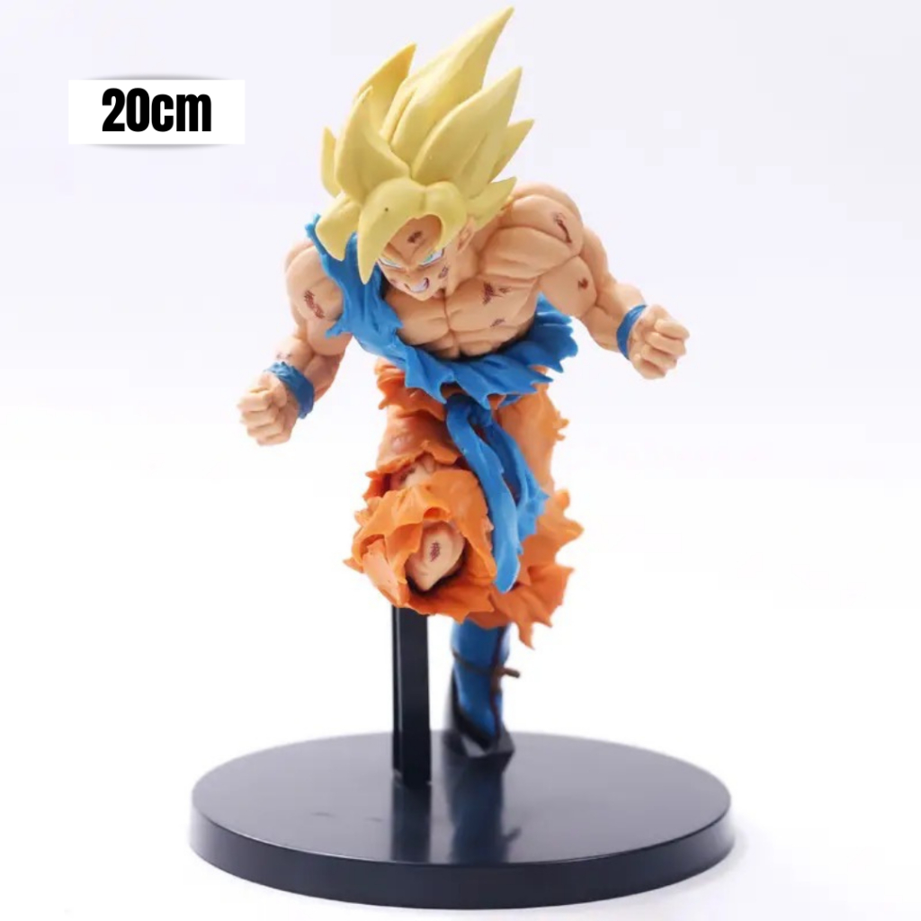 Goku, Super Saiyajin Dragon Ball Z Anime PVC Figure, Ataque Goku, Super  Saiyajin DBZ, Goku Vegeta, Cell Buu