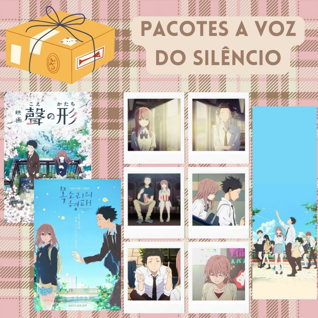 Pacotes A Voz Do Silêncio Koe No Katachi Poster Marca Páginas