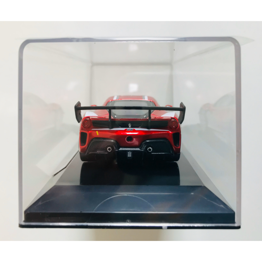Miniatura Ferrari 488 Challenge Evo 2020 - Bburago - F1 - Fórmula