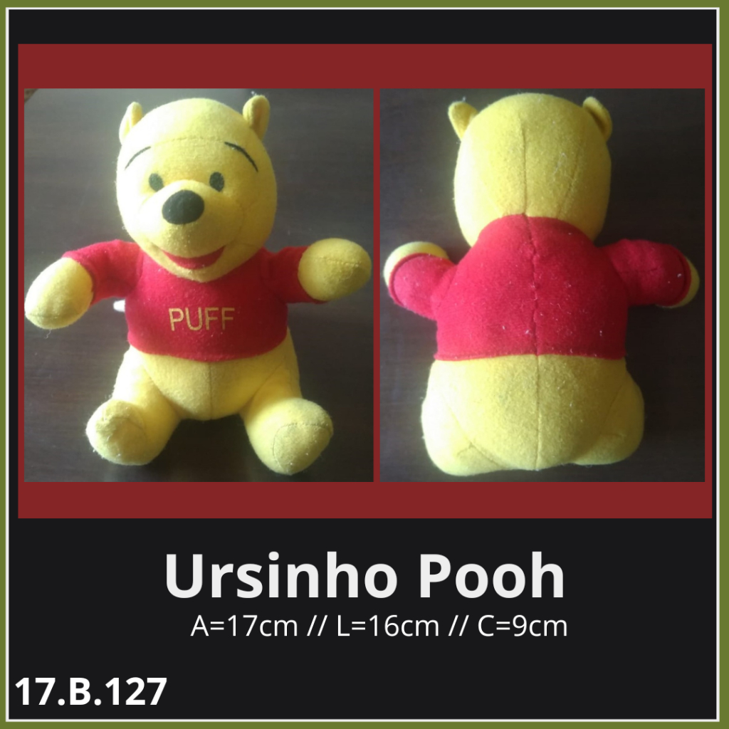 Pelúcia Ursinho Pooh - 17cm