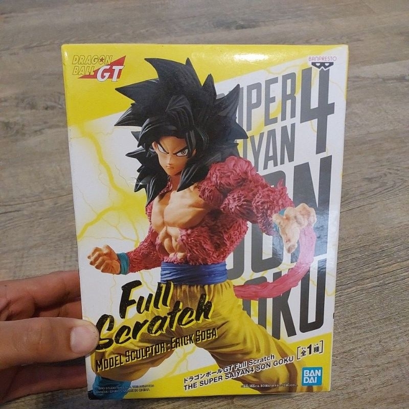 Estátua Son Goku Super Sayajin 4 Dragon Ball GT Anime Mangá