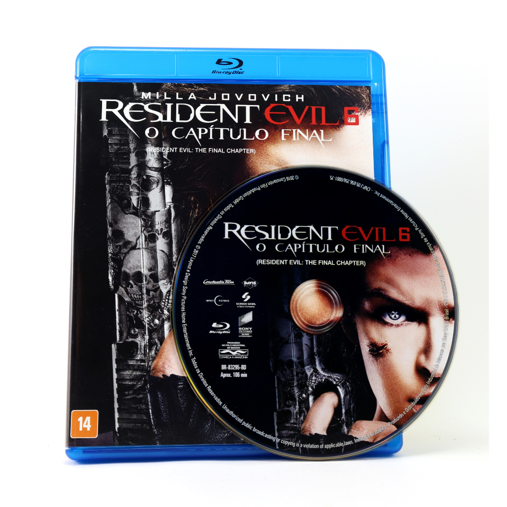 Filme Resident Evil 6: O Capítulo Final Blu-ray / Bluray Original