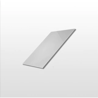 Tábua De Corte Polietileno Lisa - Branco (Natural) | 10mm x 30cm x 50cm | Restaurante Churrasco