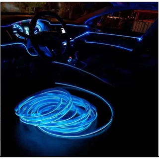 Fita Fio Cores 5 Mts Led Neon Fibra Otica Painel Carro/Automovi Cores em Oferta na Shopee