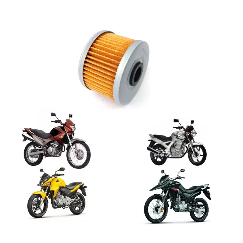 Filtro De Óleo Honda Xre 300 - Cb 300 - Xr 250 - Tornado - Twister - Cbx 250 - Falcon - Nx 400 - Sahara Nx Xlx 350 - Sem O'ring