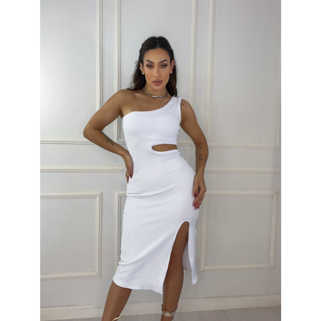 Vestido midi hot sale mula manca