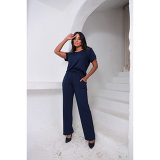 Conjunto Feminino Calça Blusa Luxo