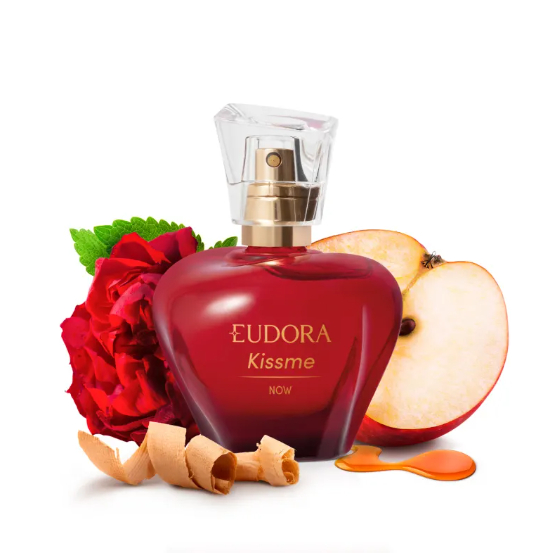 Eudora Kissme 香水 赤 Colônia Eudora Kiss Me | Shopee Brasil