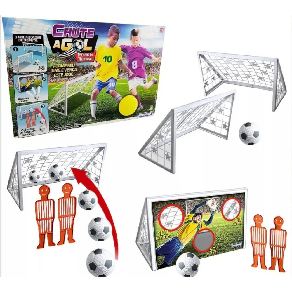 Brinquedo Jogo Futebol Infantil Chute Gol Treino Torneio