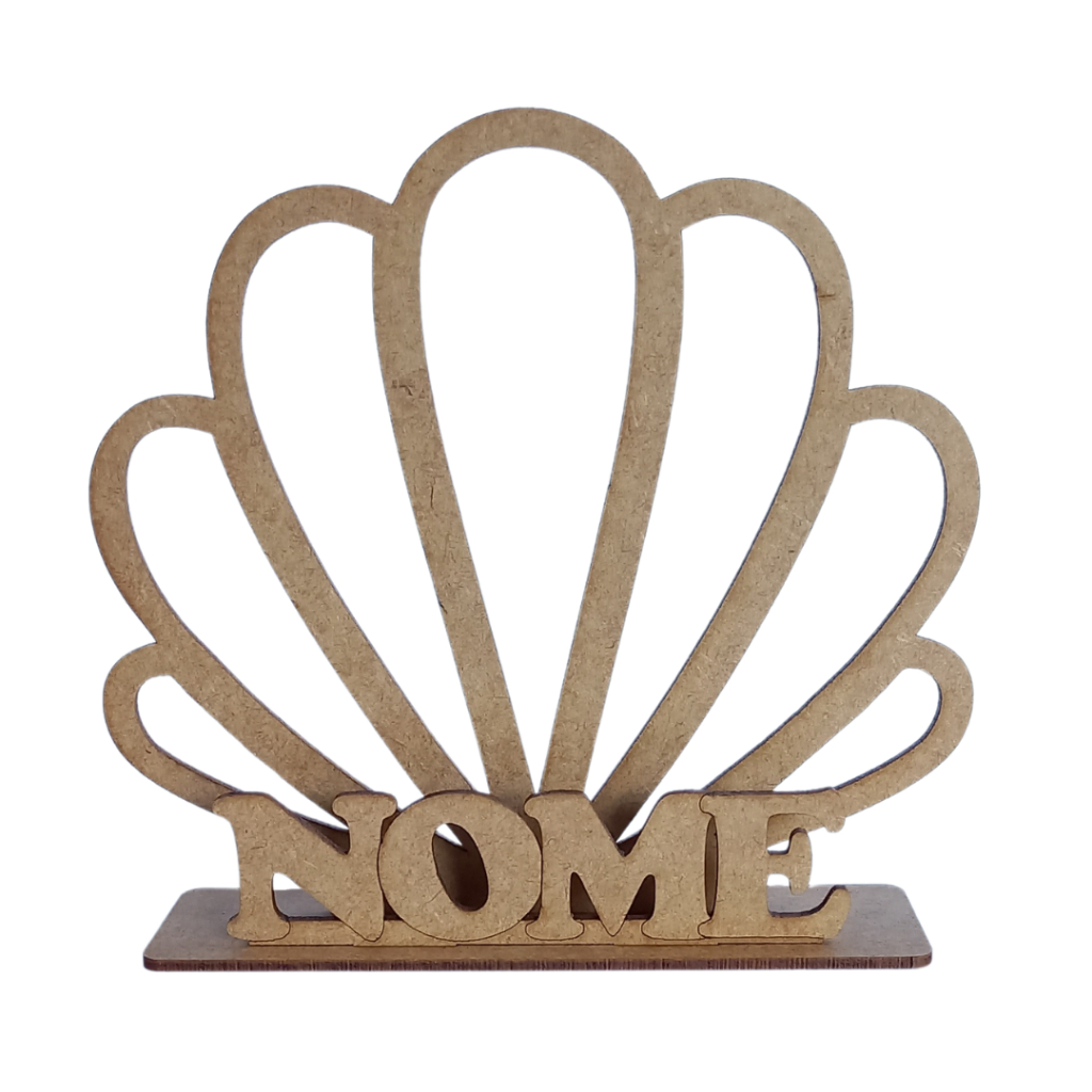 15 Centros de Mesa concha crua Personalizado Lembranças