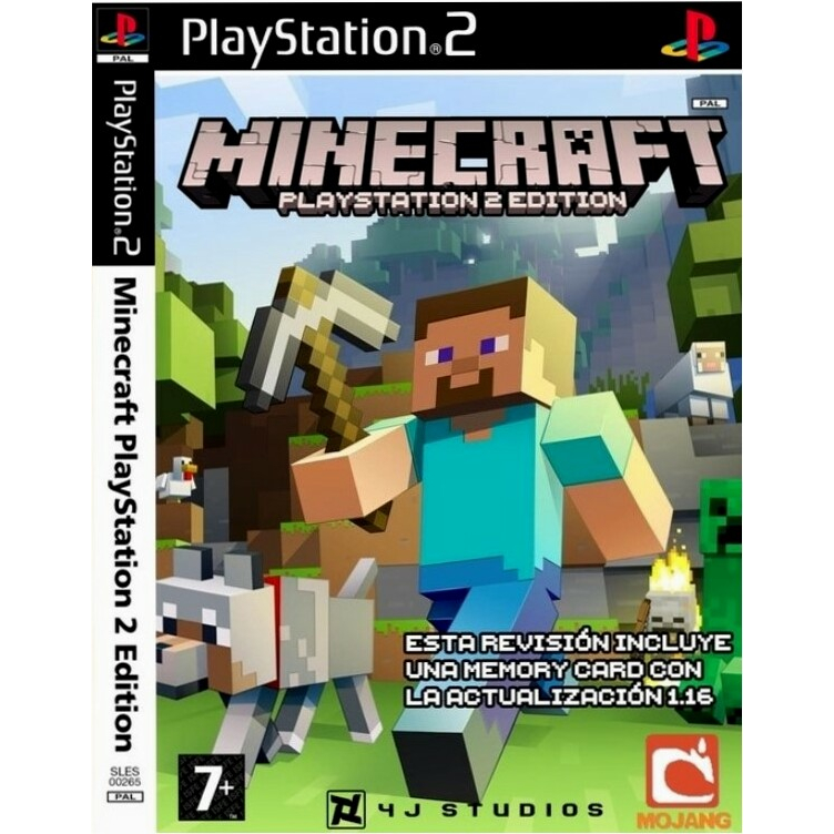 Minecraft [REPRO-PACTH] - PS2 - Sebo dos Games - 10 anos!