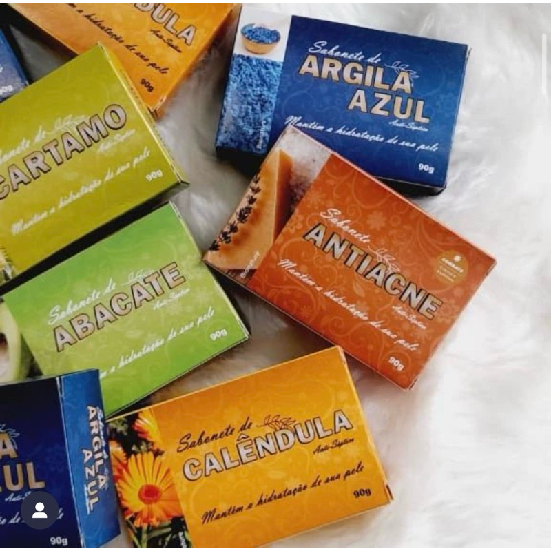 Sabonete Natural Bionature AntiAcne, Argila Azul, Rosa Mosqueta , Cartamo, Pracaxi
