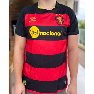 Camisa Sport Recife 1 Home 22/23 Torcedor Umbro Massculina - Vermelho e  Preto