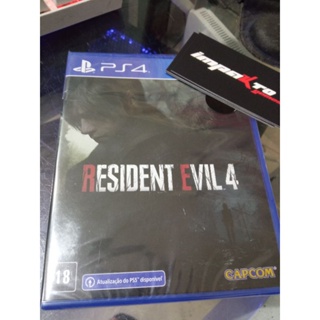 Jogo Resident Evil 4 Remake Standard Edition PS4 Mídia Física
