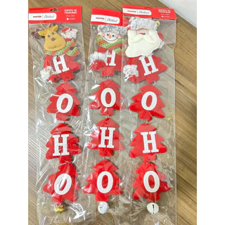ENFEITE DECORATIVO NATAL COM GUIZO PARA PENDURAR EM PORTA, TETO E PAREDE REFWFH1222