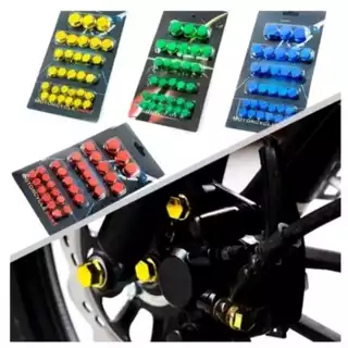 Kit 30 Capas Para Parafusos Moto Designer Esportivo Bom Acabamento Envio Imediato
