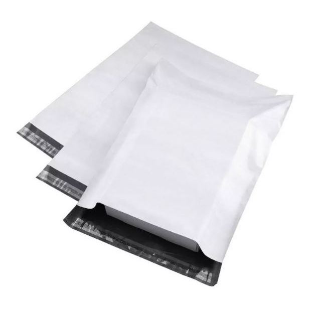 500 UN Envelope Plástico de Segurança Para Envios Branco - 15x20 - Inviolável Correios e E-commerce