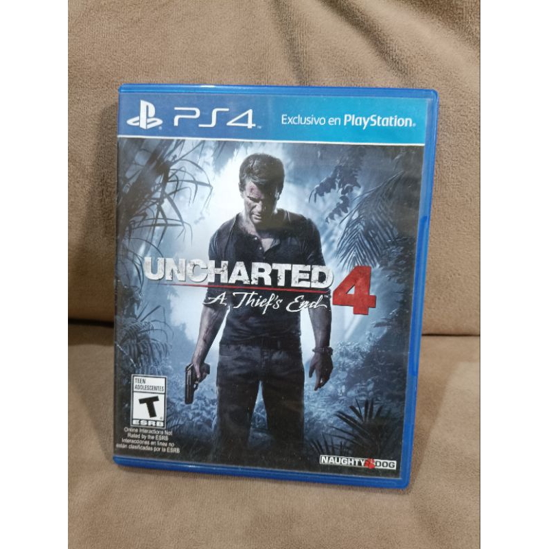 Uncharted 4 A Thief´s End P-S-4 Mídia Física Novo Lacrado