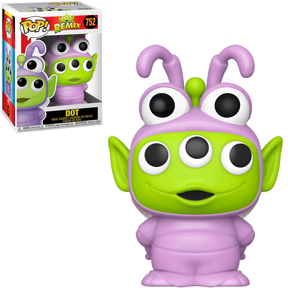 FUNKO POP DISNEY PIXAR ALIEN REMIX - DOT 752 NOVO ORIGINAL