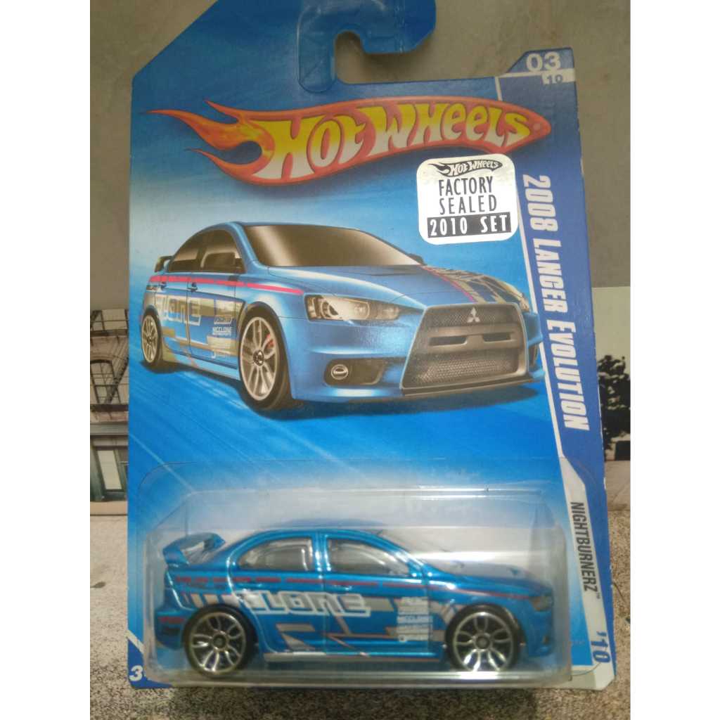 Hot wheels 2008 Lancer Evolution factory sealed 2010