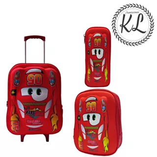 MOCHILA KIT CARRO 3D ESCOLAR INFANTIL A PRONTO ENVO MEGA OFERTA
