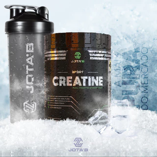 Suplemento de Creatina 100% pura em Pó 300g - JOTA´B mais coquiteleira