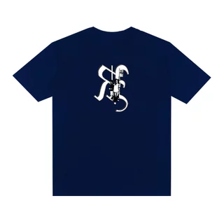 Camiseta Streetwear Rplug Estampada Camiseta Oversized Algodão