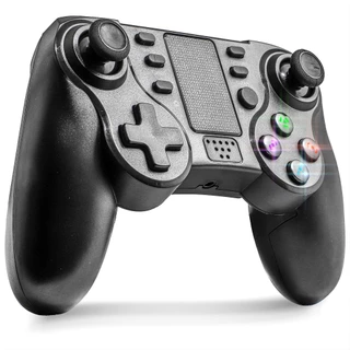 Controle Joystick USB Touch Pad Sem Fio Wireless Entrada Microfone Notebook Pc Ps4 Computador