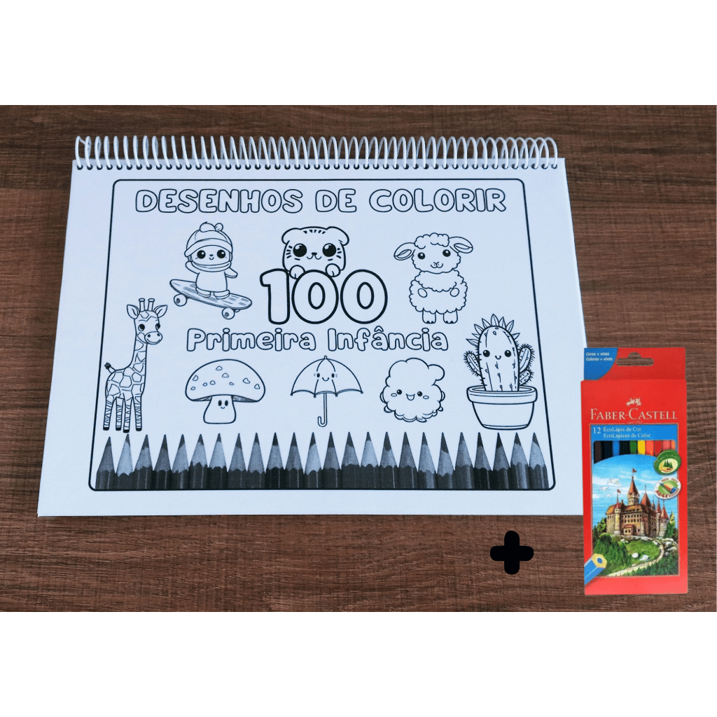 Caderno 200 Desenhos para Colorir para Adulto Arteterapia em Folha A4 - 2  Desenhos por Folha - Encadernado