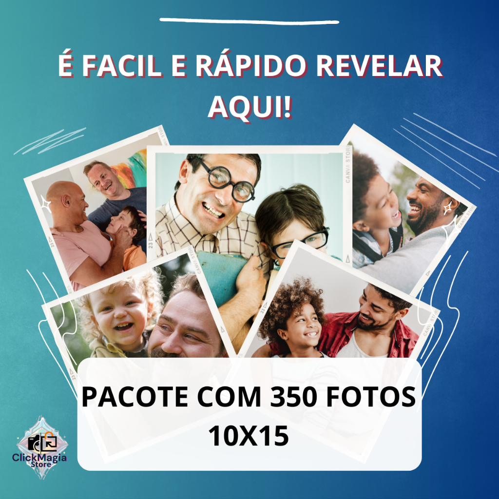 Impressão / Revelação de Fotos - Pacote com 350 Fotos | Shopee Brasil
