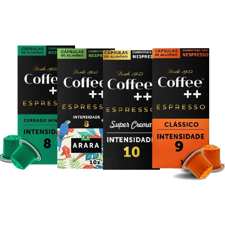 Kit 40 Cápsulas Coffee Mais Compatíveis Com Nespresso