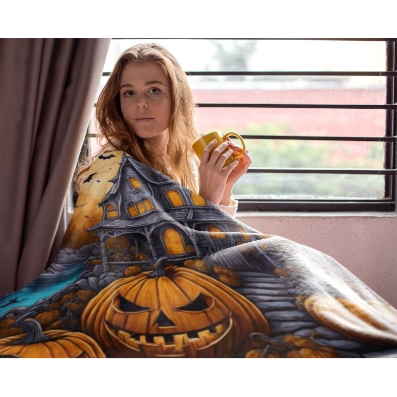 Jogo De Lençol Casal Halloween Dia Das Bruxas