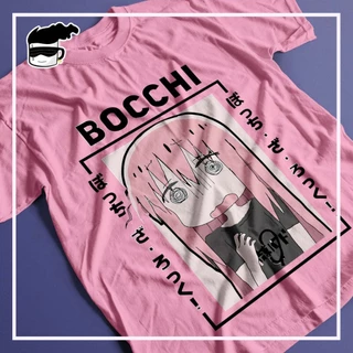 Camisa Bocchi The Rock Unissex Anime Hitori Rosa