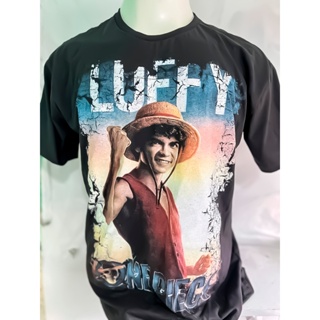 Camiseta Luffy Rosto Roblox Em Algodão Adulto Unisex TSM Camisa