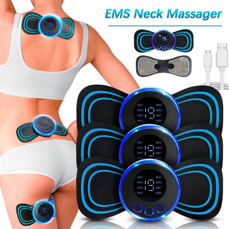Mini Massageador Elétrico Portátil