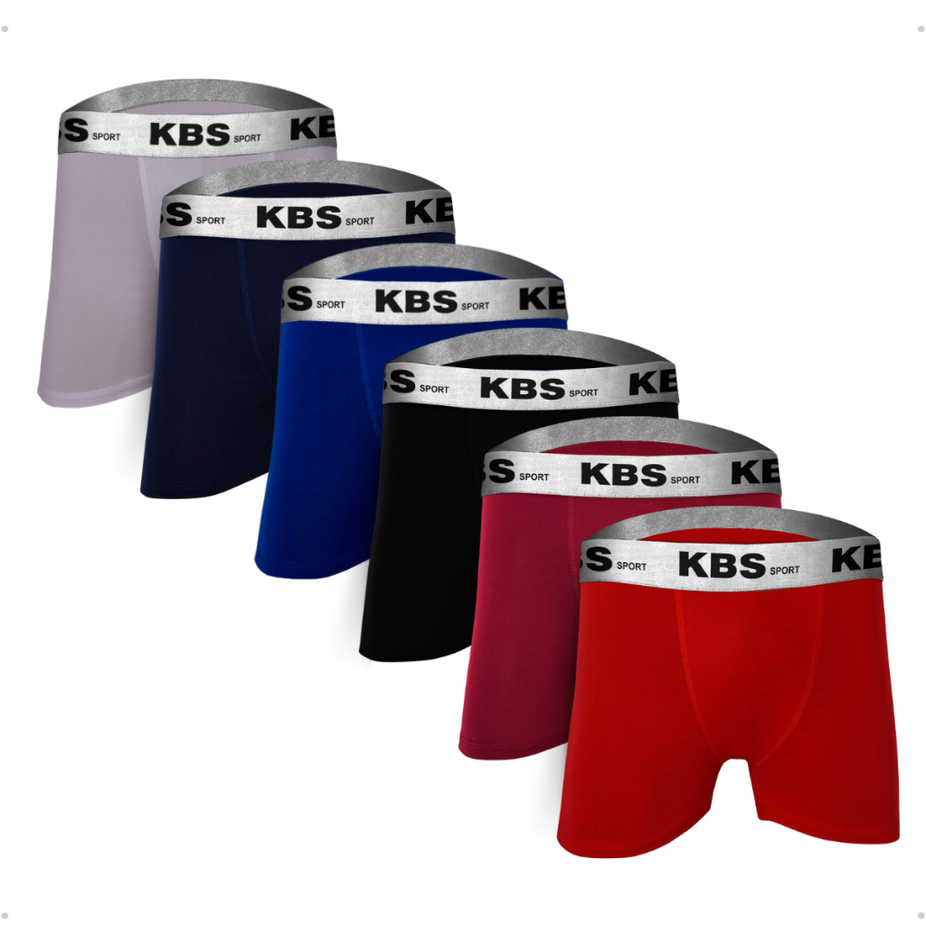 Kit 5 Cuecas Box Boxer Lisas Ou Estampadas Qualidade Original P M G GG