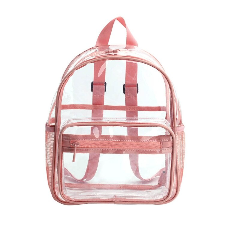 Mochila Feminina Transparente De Pvc 30x24x8cm | Shopee Brasil