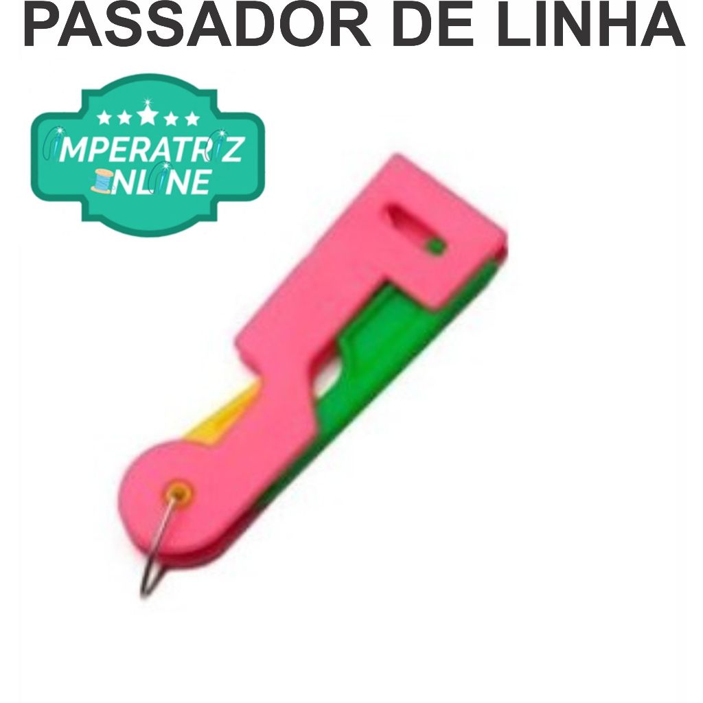 Passador de Linha na Agulha Tipo Chaveiro