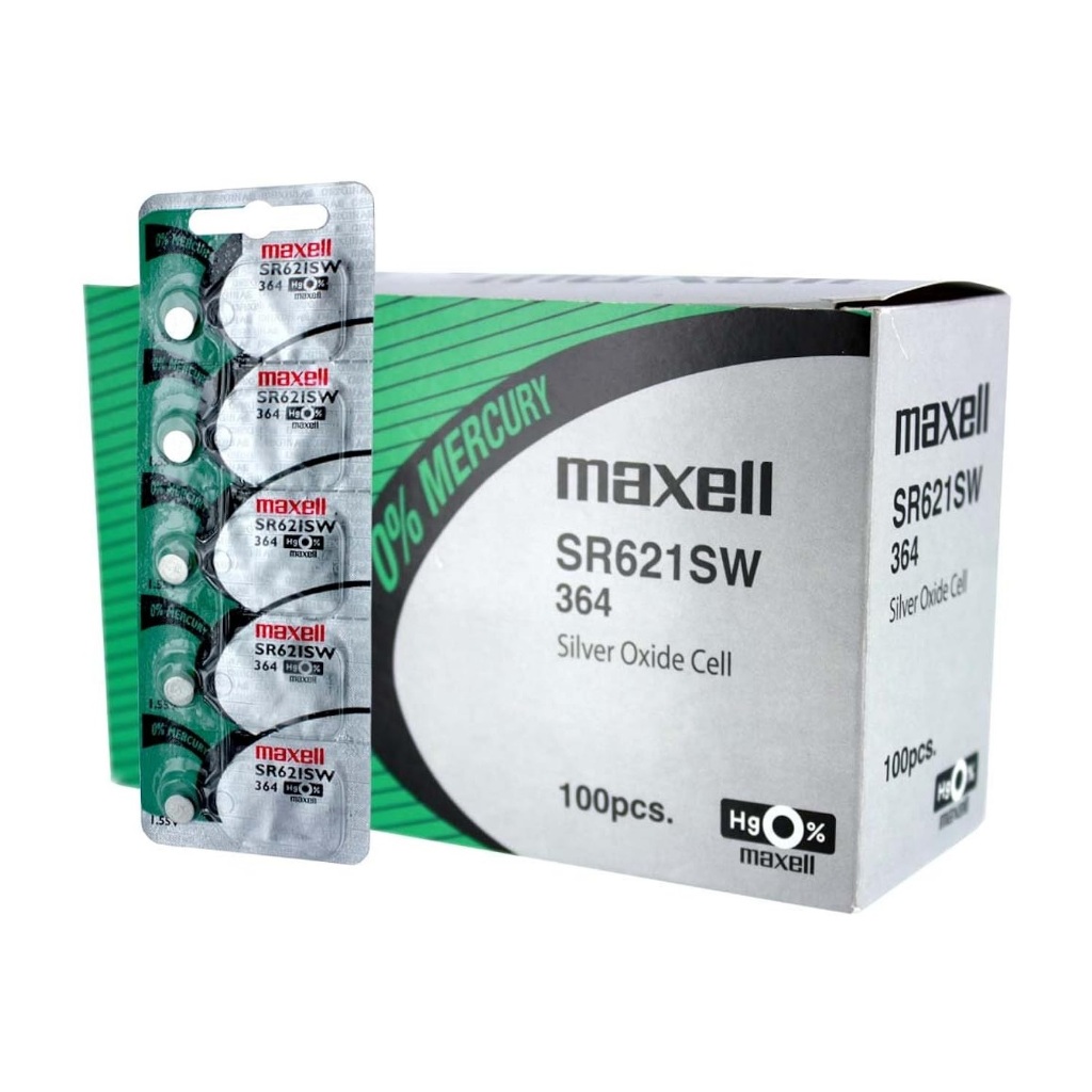 Pin đồng Hồ Maxell SR621SW / SR621 / SR 621 / 364 - Hàng Chính Hãng - Foto 6