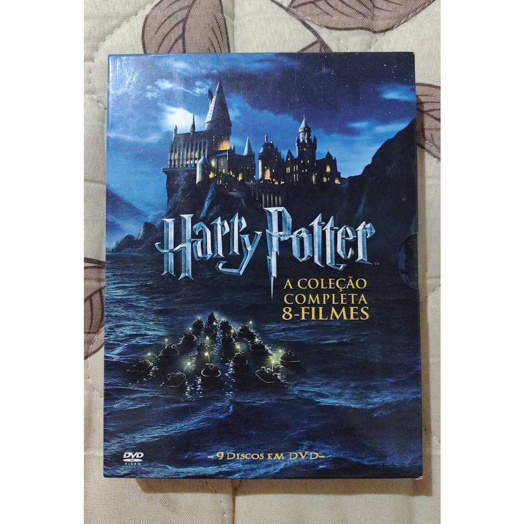 Dvd Harry Potter Coleção Completa 8 Discos Dublado E Legenda