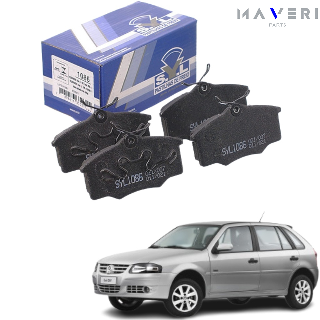 Kit Pastilha De Freio Vw Gol G2 G3 G4 Dianteira - Original - Syl1086 ...