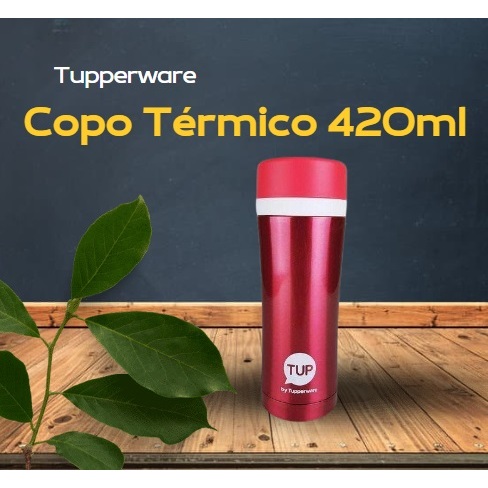 Tupperware Copo Térmico 420ml Importado - Loja Chefe Tupperware