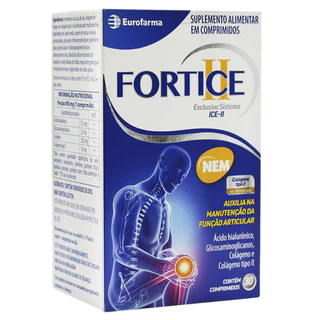 Fortice colágeno TIPO II com 30 comprimidos