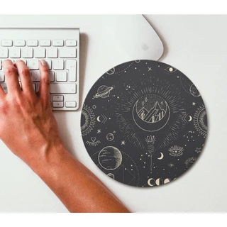 mouse pad redondo místico