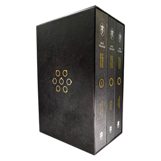 Box Senhor Dos Anéis, A Sociedade do Anel, As Duas Torres, O Retorno do Rei, 3 Livros, Capa Dura, J R R Tolkien